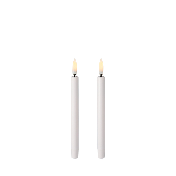 Uyuni Mini Taper Nordic White Kerstboomkaarsen set a 2